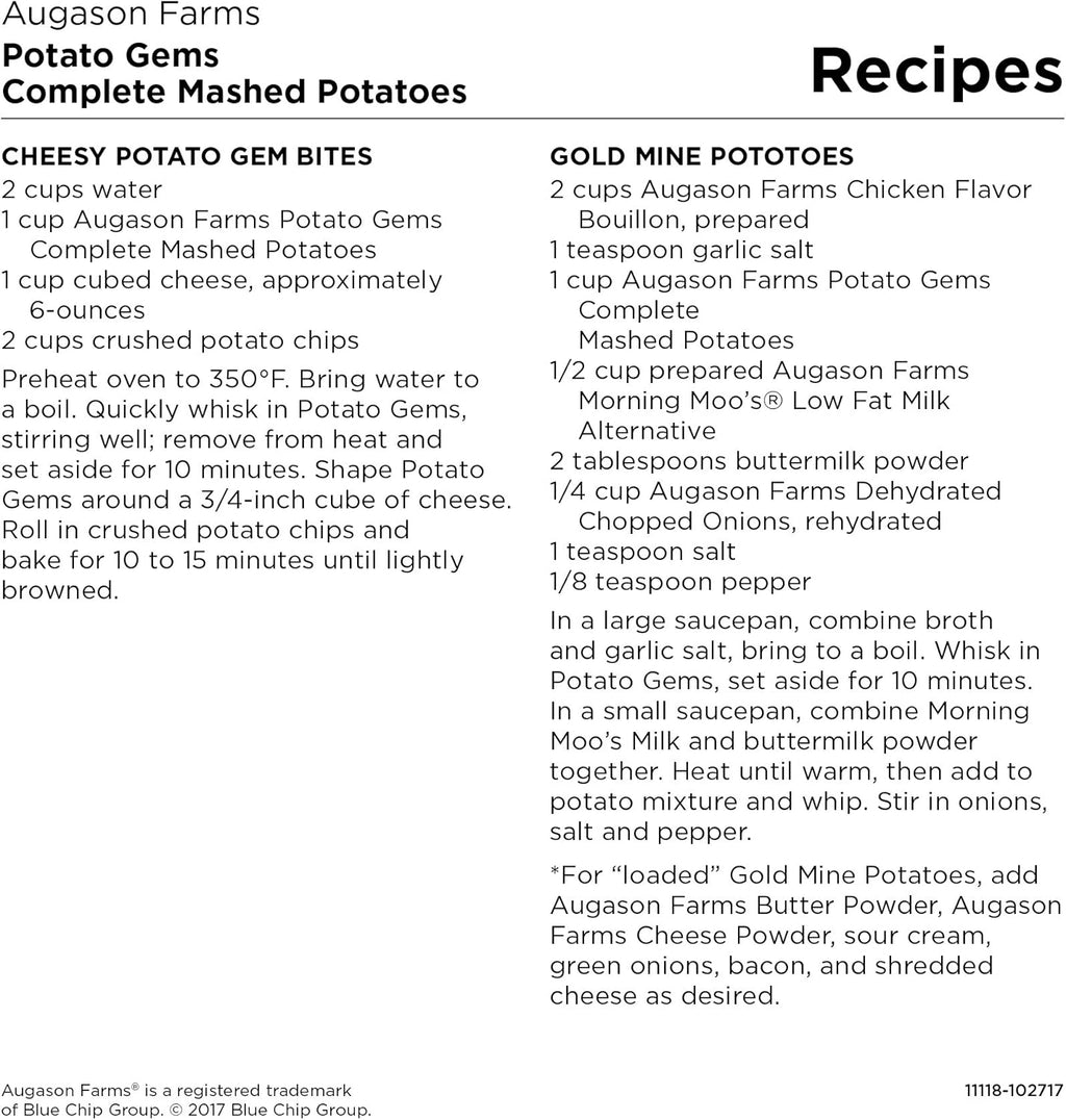 Mashed Potatoes 3 lbs No. 10 Can C633335