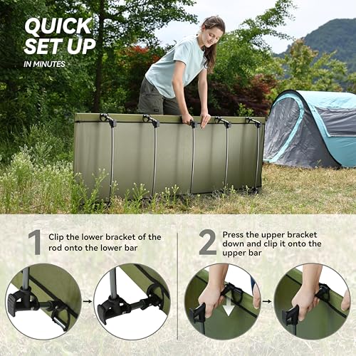 Ultralight Folding Camping Cot Bed, Portable Compact for Outdoor Travel C595