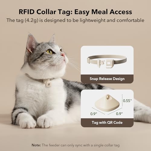 Automatic Cat Feeder with App Control and RFID Tag N185