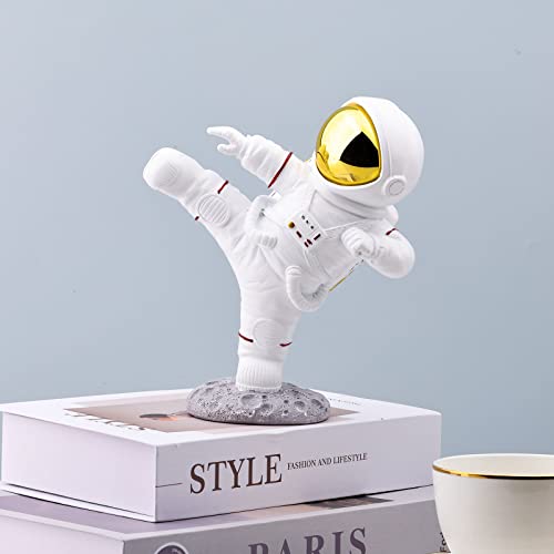 Astronaut Statue Gold Desk Decor X411