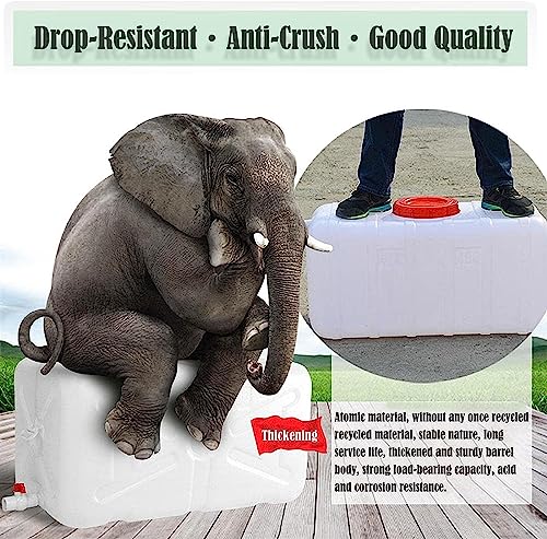 Rain Barrel with Faucet 200L Food-Grade Plastic Water Storage Container X155616