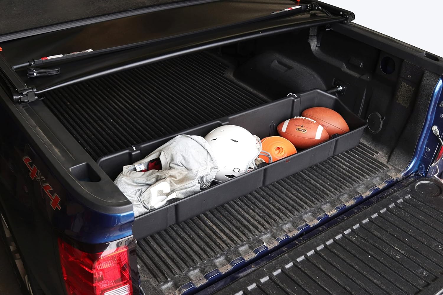 Truck Bed Storage Cargo Container with Secure Attachment System V8265