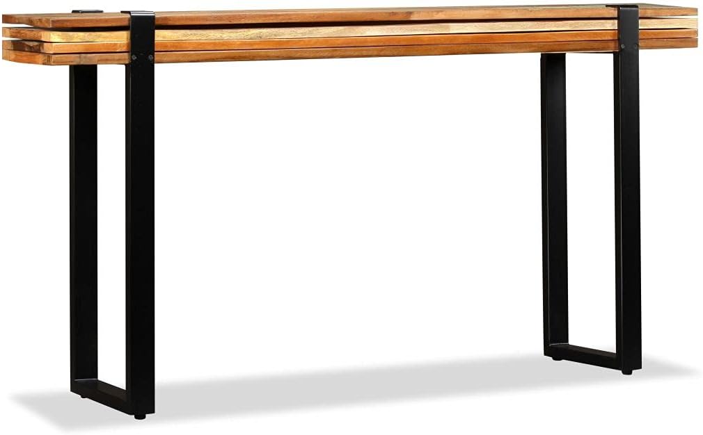 Console Table Length-Adjustable Side Table for Living Room Dining Room Hallway P870