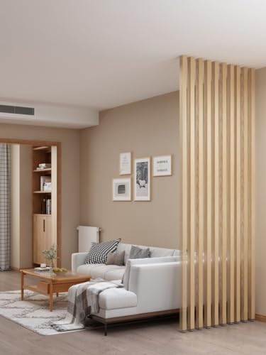 Wall Partition Room Divider Floor to Ceiling Wooden Post M17650
