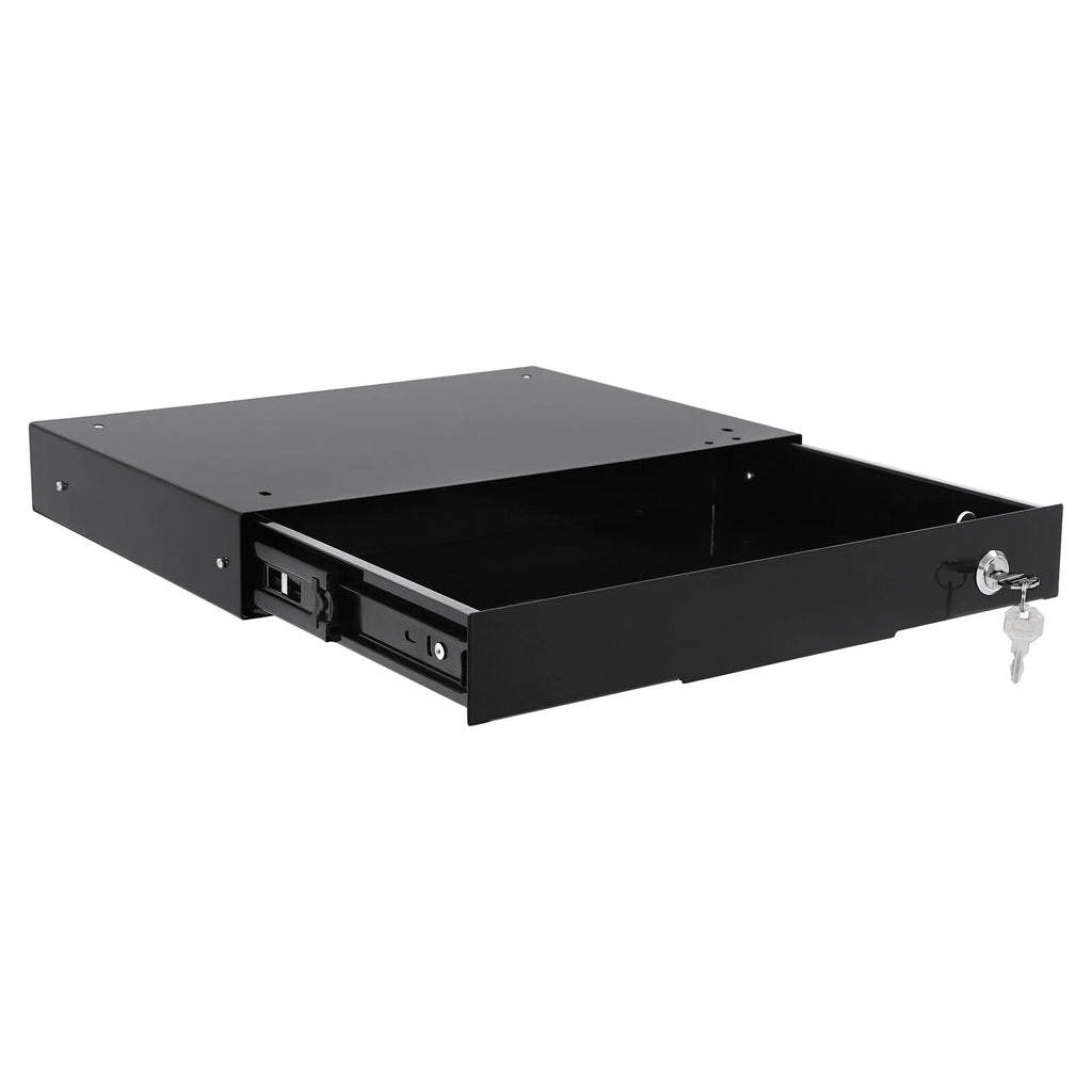 Under Desk Mounted Iron Drawer Storage with Keys E4804