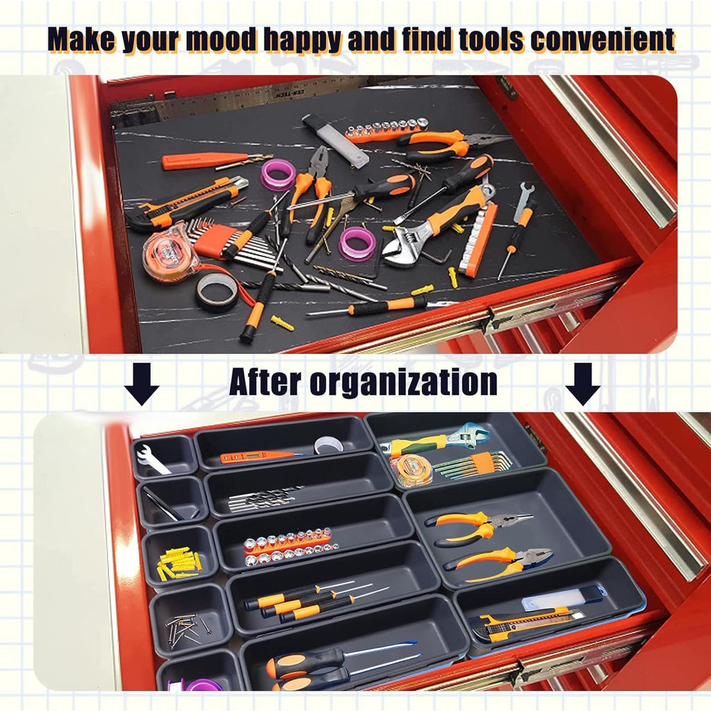 Tool Box Organizer with Tray Dividers J91660