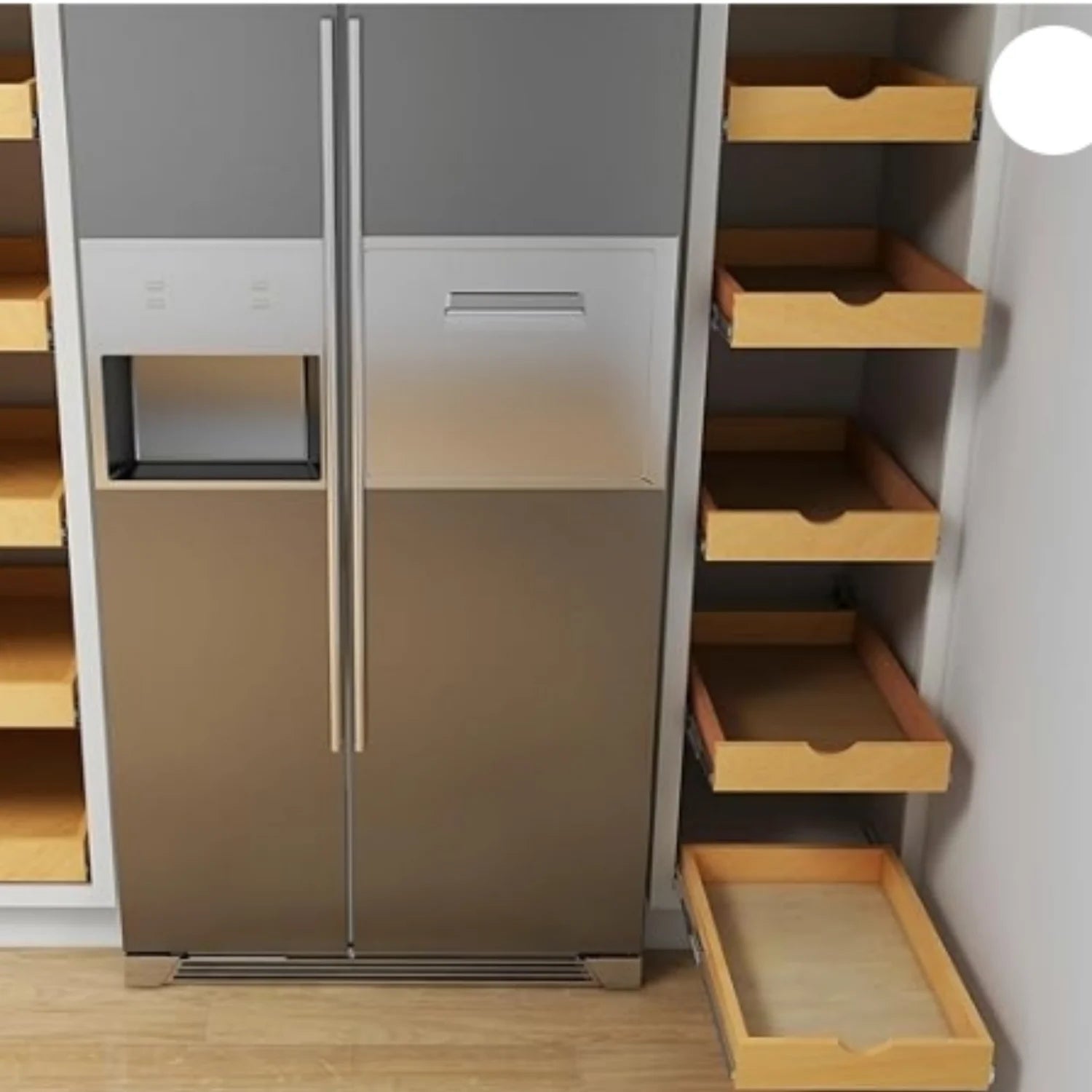 Wood Pull Out Drawer Shelf for Kitchen Cabinet Organizer E7610