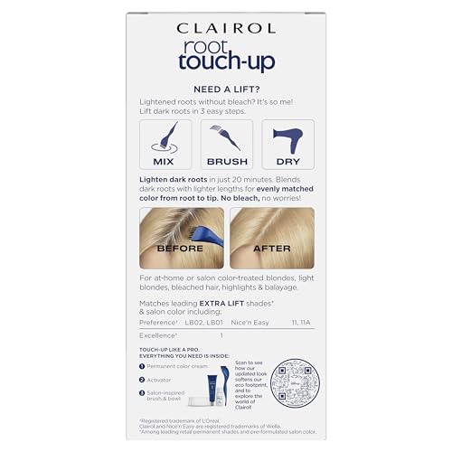 Root Touch-Up Permanent Hair Dye, Extra Lift, Pack of 1 R9082