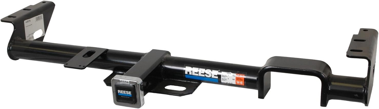 Reese Towpower 44076 Class III Custom-Fit Hitch with 2" Square Receiver opening, includes Hitch Plug Cover , Black