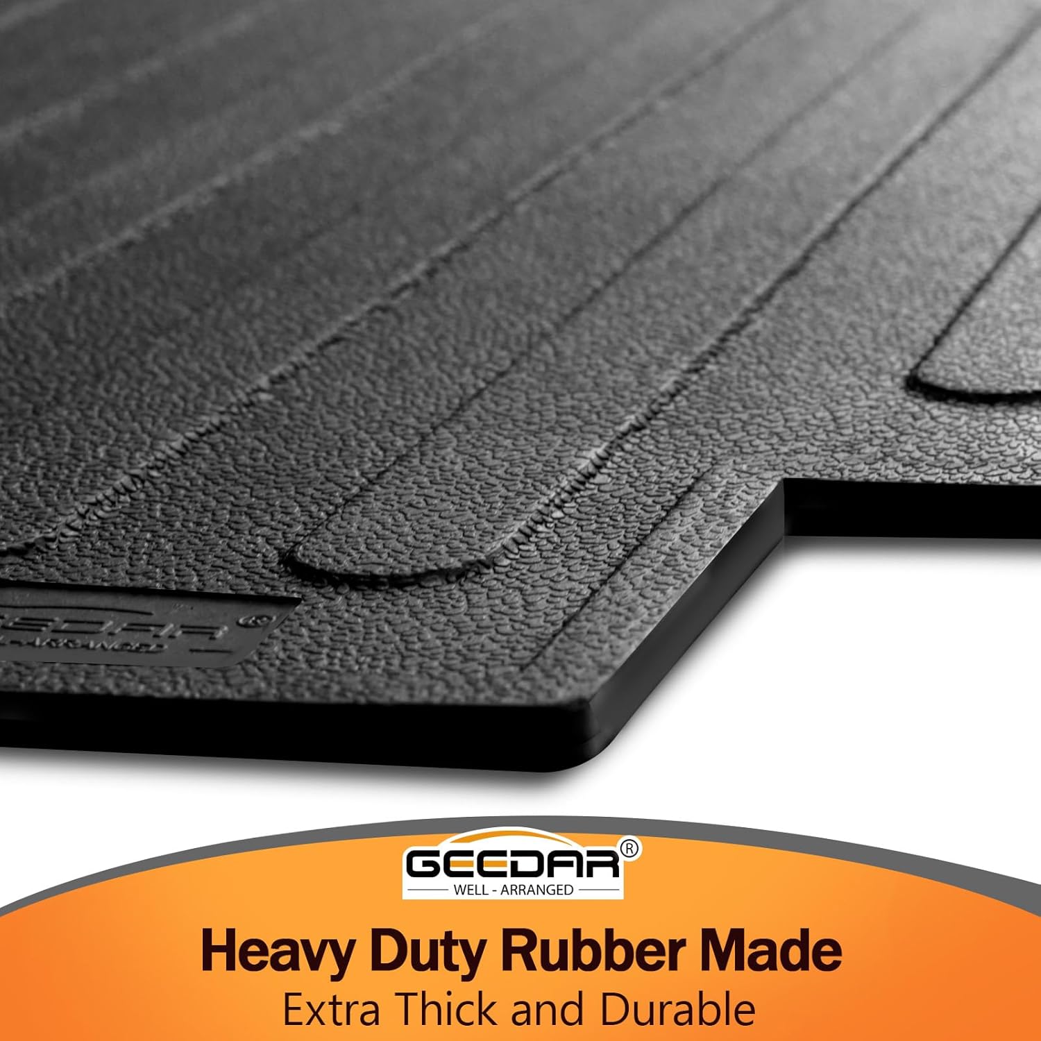 Heavy Duty Rubber Bed Mat for 2015-2024 F-150 5.5 Ft Crew Cab Z6201