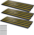 VEVOR Curb Ramp for Driveway, 2 Pack Heavy Duty 32000 lbs Weight Capacity Car Ramp, 2.6 inch High Curbside Bridge Ramps for Loading Dock Garage Sidewalk,Expandable Full Ramp Set