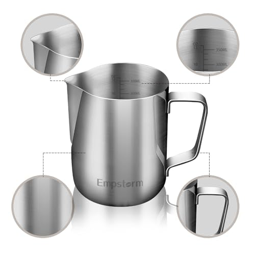 Espresso Machine with Milk Frother, Compact for Cappuccino and Latte U78776