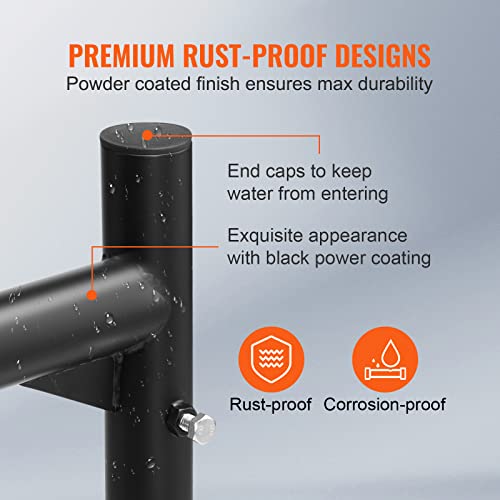 Aluminum Truck Rack with C-Clamps for Kayak, Surfboard, Lumber J58091