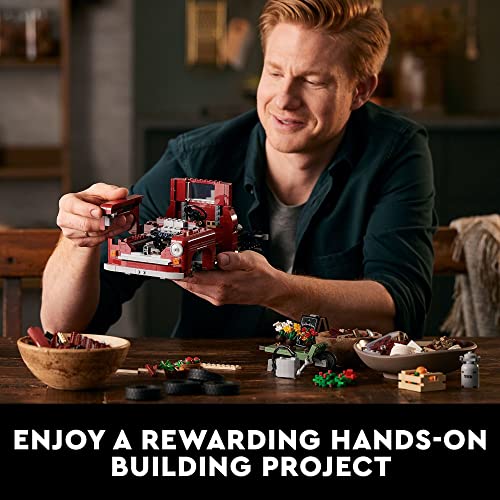 Vintage Pickup Truck Building Set for Adults M15676