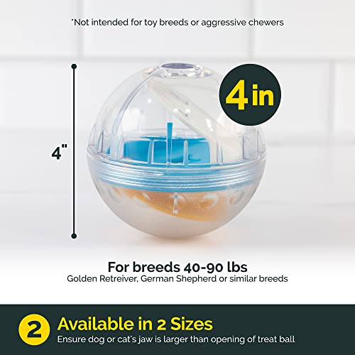 Interactive Dog Treat Dispenser Ball Toy B60870