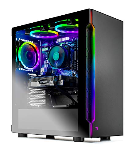 Skytech Eclipse Lite Gaming PC, Ryzen 7 7700X 4.5 GHz (5.4GHz Turbo Boost), NVIDIA RTX 4070 Super 12GB GDDR6X, 2TB SSD, 32GB DDR5 RAM 5600 RGB, 750W Gold PSU, 360mm AIO, Wi-Fi, Win 11 Home