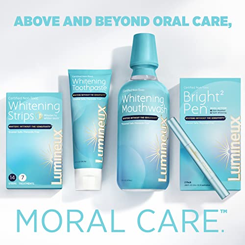 Teeth Whitening Strips 21 Treatments, Peroxide Free, Enamel Safe L5926