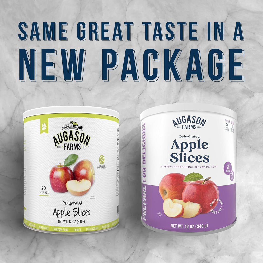 Dehydrated Apple Slices Gluten Free Long Term Food Storage No. 10 Can J2298