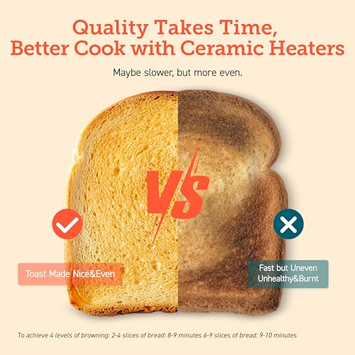 13-in-1 26-Quart Ceramic Air Fryer Toaster Oven Combo with Splatter Guard S725392