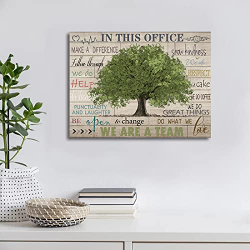 Inspirational Wall Art for Office Women Motivational Quotes Poster Framed 16x24inch B3850