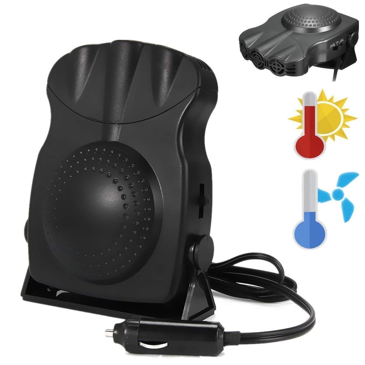 Portable 12V Car Heater Defroster Fan V455