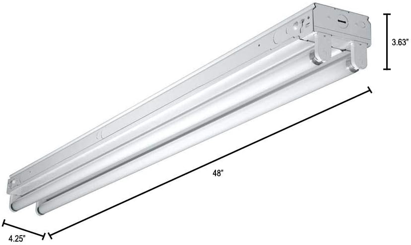Fluorescent Strip Light, White B6411