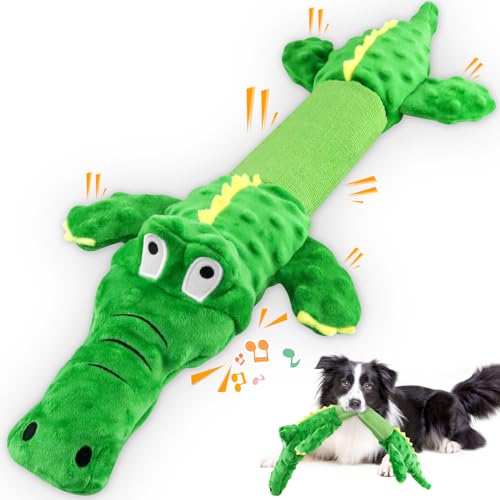Large Squeaky Dog Toys: Plush Dog Toys - Squeaky Dog Toys - Soft Dog Toys - Dog Toys for Large Dogs - Large Tug of War Dog Toys - Dog chew Toys for Small, Medium, Large Dogs