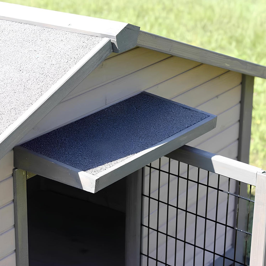 Outdoor Dog House with Elevated Floor and Air Vent V657000