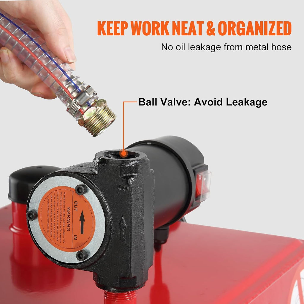 Portable 30 Gallon Fuel Storage Tank with Electric Pump R993270