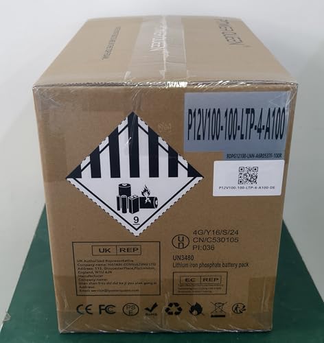 12.8V 300Ah LiFePO4 Battery with 200A BMS G7719