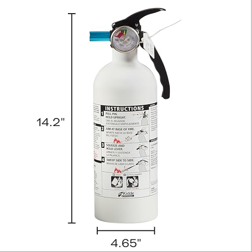 Car Fire Extinguisher for Truck, 3.2 Lbs Dry Chemical with Strap Bracket N648922