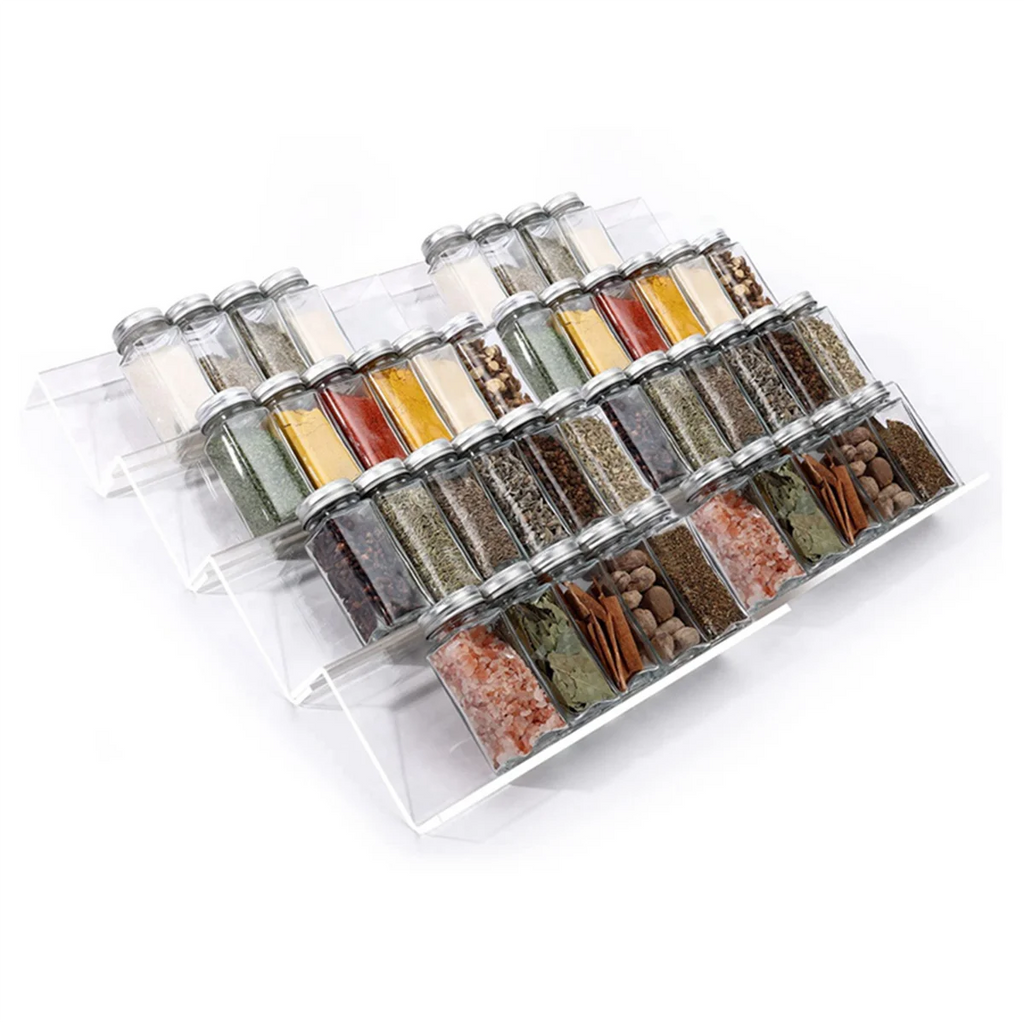 Clear Acrylic Spice Drawer Organizer for Kitchen E8323