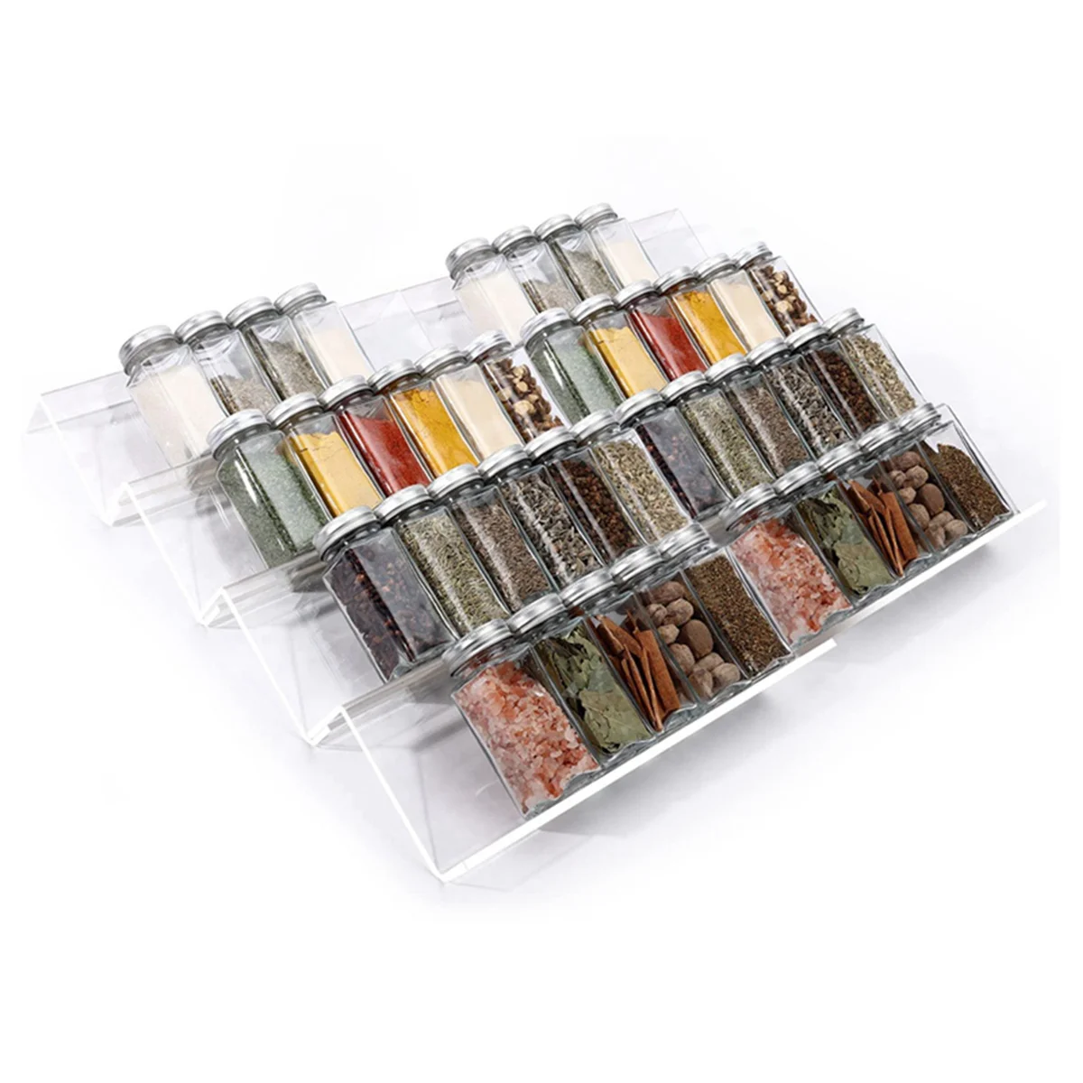 Clear Acrylic Spice Drawer Organizer for Kitchen E8323