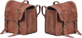 cuero Leather Motorcycle Saddlebags, Motorcycle Luggage Bags Both Side Bag for Motorcycle, Travel Side Bike Bags (Set of 2)