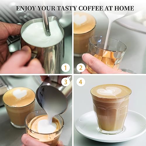 Espresso Machine 20 Bar, 2-in-1 Cappuccino Maker with Milk Frother K207