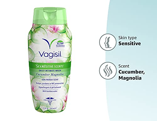pH Balanced Feminine Wash, Cucumber Magnolia, 12 oz J5729