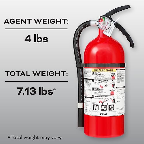 Fire Extinguisher for Home & Office Use, 2-A:10-B:C, 7.13 Lbs. X49265