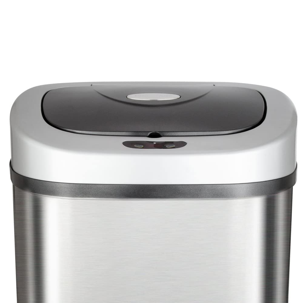 Motion Sensor Trash Can Stainless Steel 21.1 Gallon O15648