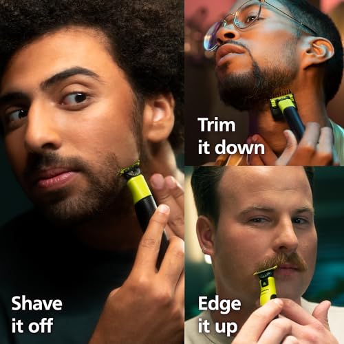 Electric Beard Trimmer and Shaver with 360 Blade Tech, 5-in-1 Comb I1472