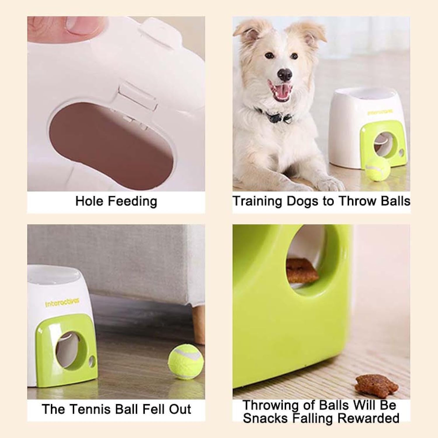 Dog Tennis Ball Launcher Toy for Interactive Play V463