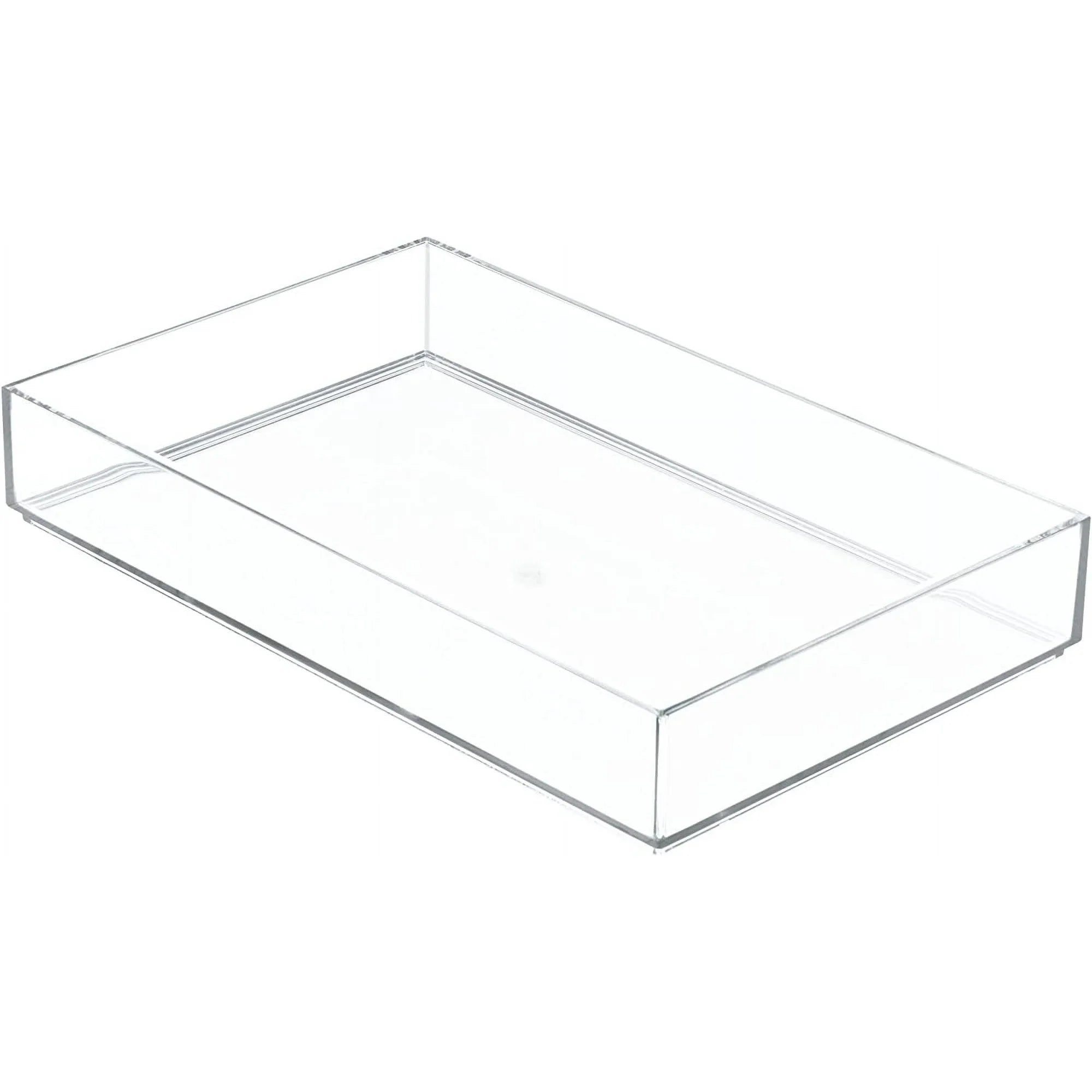 Clear Drawer Organizer Plastic Tray for Makeup Storage W84764