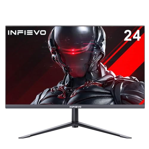 Gaming Monitor 24 Inch FHD 1080P Computer Monitor 165Hz VA 1ms Built-in Speakers, FreeSync, Ultra-Thin PC Monitor, VESA Compatible, Tilt Adjustable, Eye Care Technology, HDMI/DP