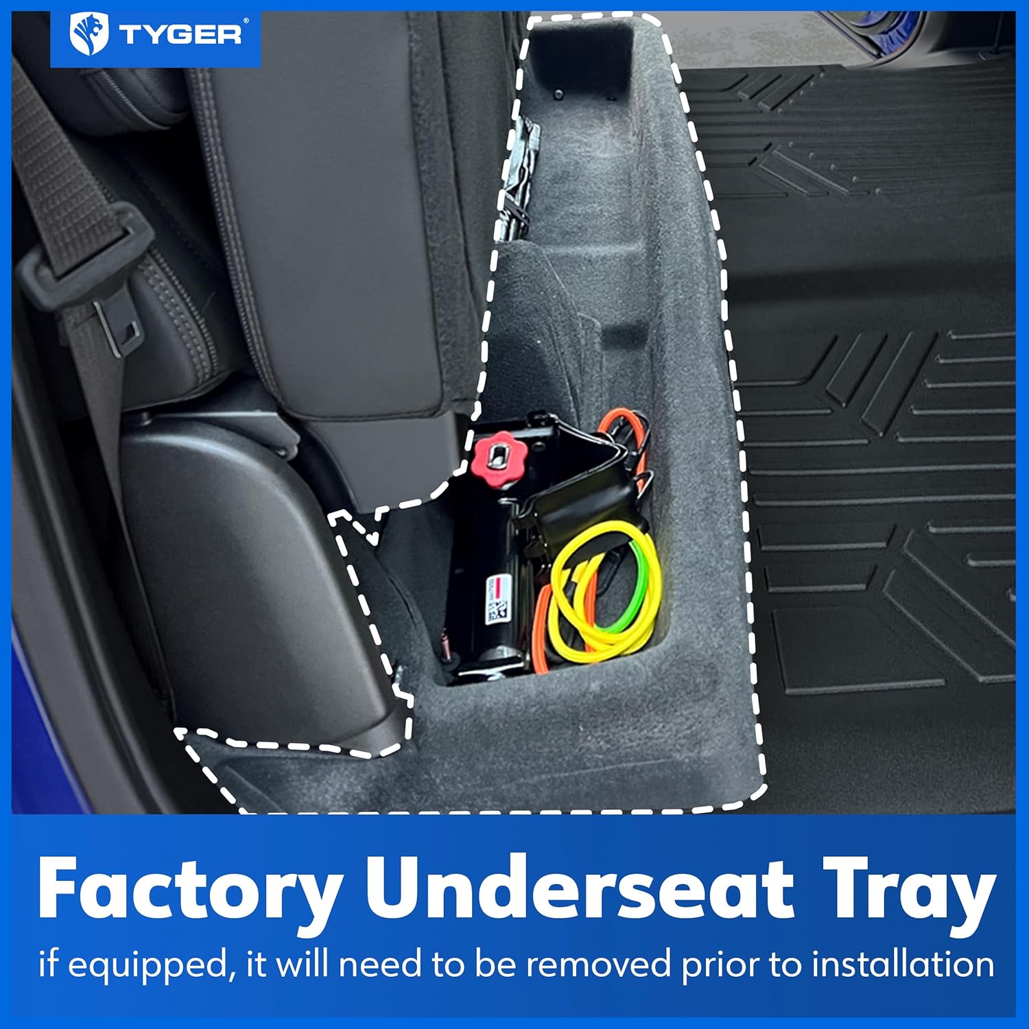 Underseat Storage Box for Chevy Silverado 1500 and GMC Sierra 1500 O512734