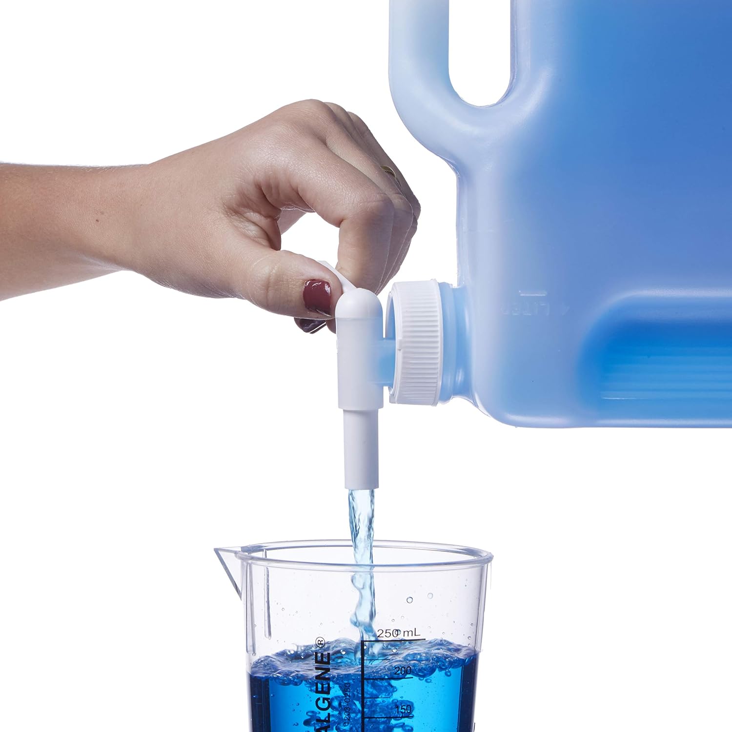 5 Liter Container with Spigot, Food Grade BPA Free HDPE Q3903