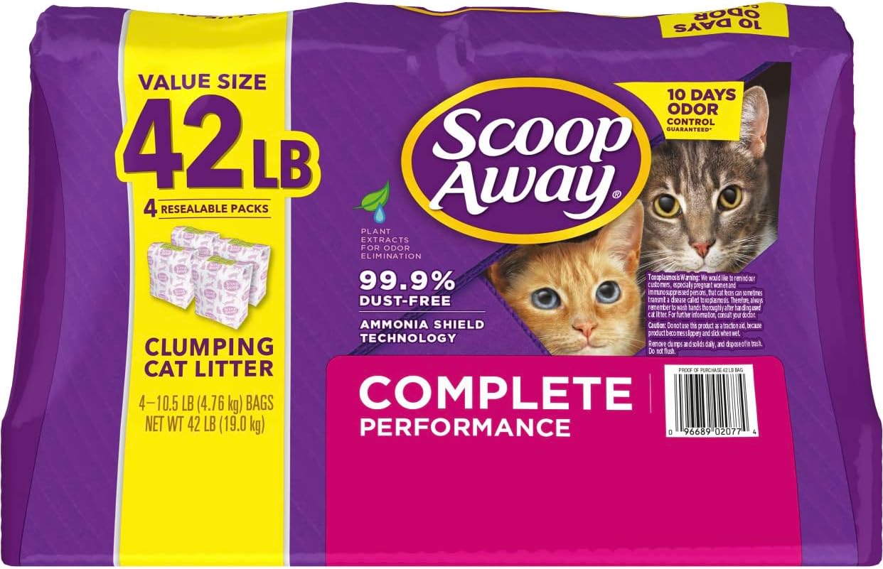 Fresh Scented Clumping Clay Cat Litter, 42 lb M399