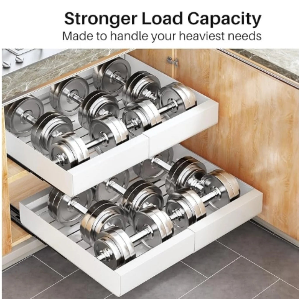 Expandable Pull Out Cabinet Organizer, Heavy Duty Slide Out Drawer for Kitchen Storage V41139