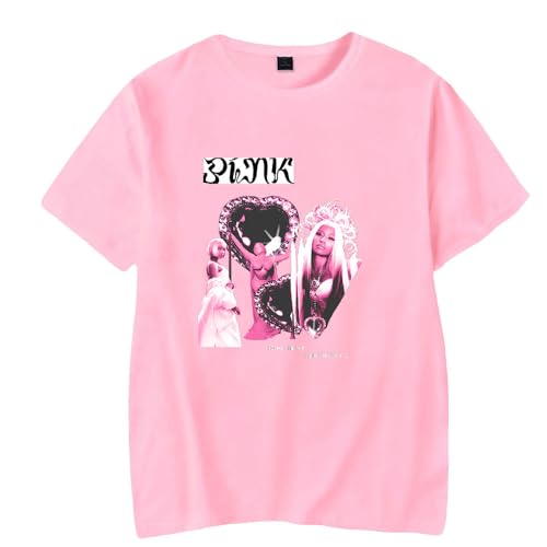 Nicki Merch Pink Friday 2 Candy Logo T-Shirt Women/Men Summer Cosplay Tshirt Shortsleeve New Album Tee
