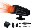 Car Heater, Portable Car Heater 12V 150W 2-in-1 Defroster Plugs into Cigarette Lighter Auto Heater Fan Heating or Cooling, Car Defroster Defogger 360-degree rotatable for Windshield Car Seat (Black)