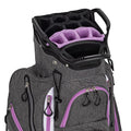 Founders Club Franklin Golf Push Cart Bag -Riding Cart Bag -Full Bag Rain Cover -Secure Push Cart Base -Light Weight -15 Way Full Length Divider-External Putter Tube-Embroidery Panel