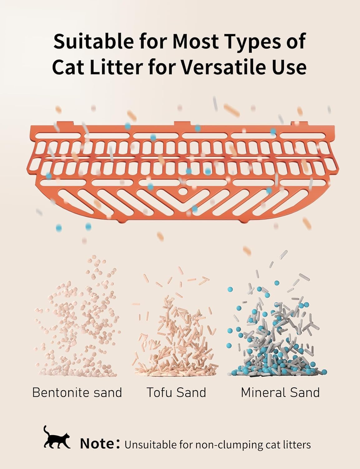 Self-Cleaning Cat Litter Box with Extra Large Waste Drawer E2055